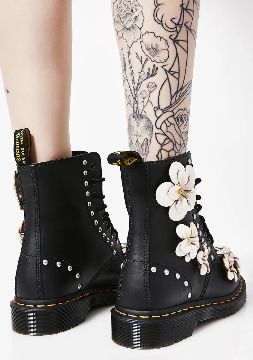 1460 Pascal Flower Boots