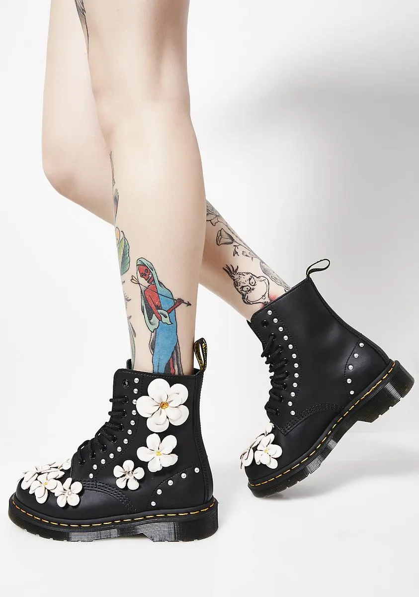 1460 Pascal Flower Boots