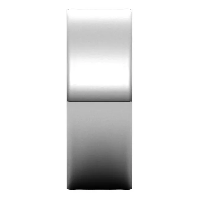 14K White Gold Flat Ultra-Light Wedding Band, 7 mm Wide