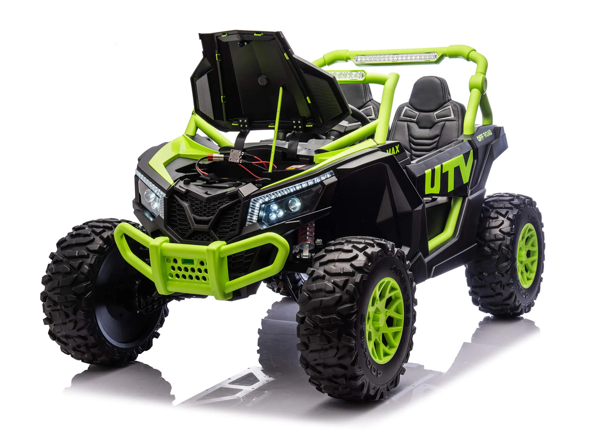 24V Ridington MAX-R All Terrain Ride-On Buggy with Remote - Green