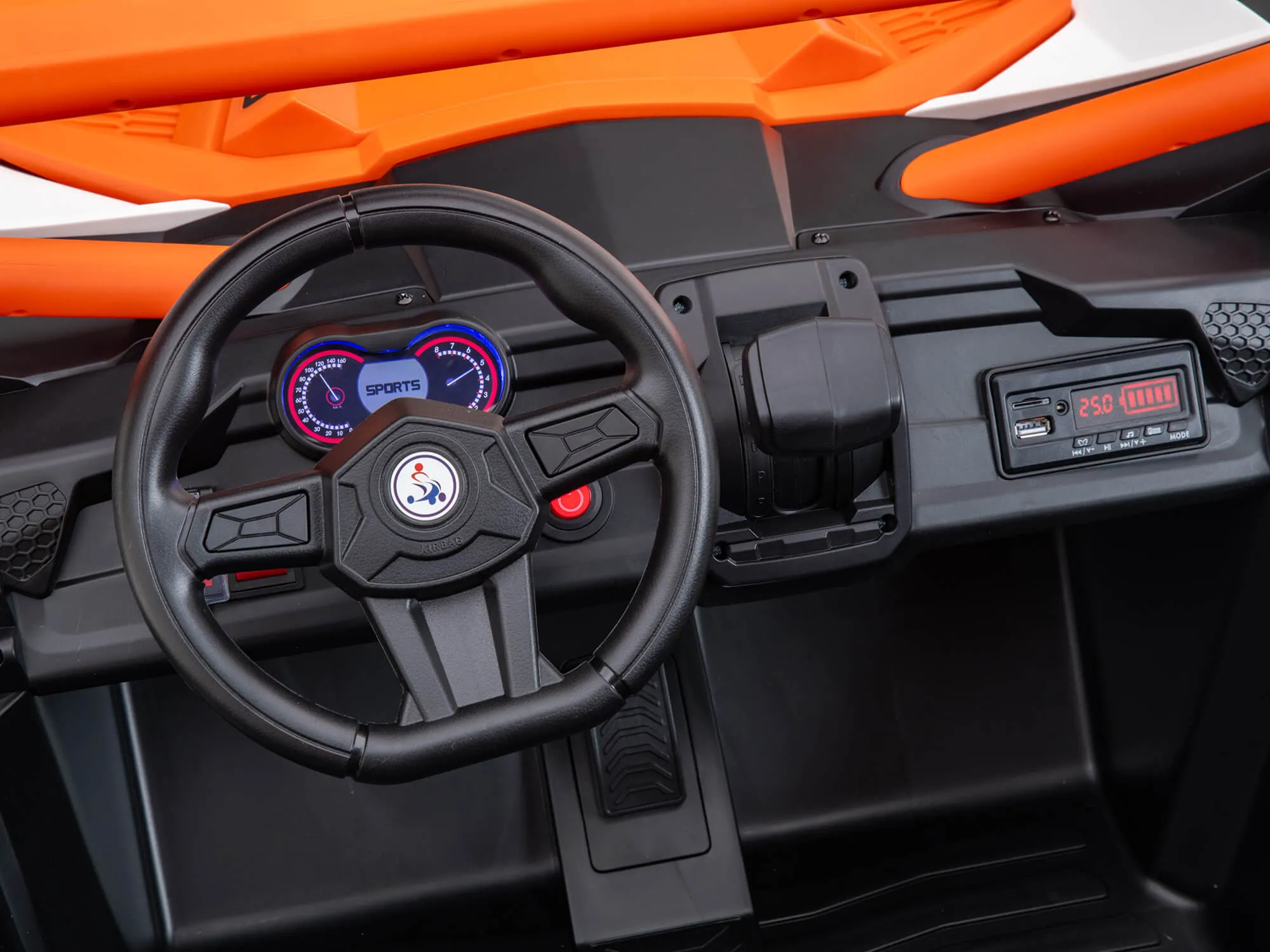 24V Ridington MAX-R All Terrain Ride-On Buggy with Remote - Orange
