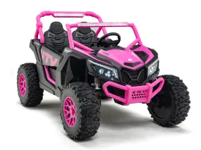 24V Ridington MAX-R All Terrain Ride-On Buggy with Remote - Pink