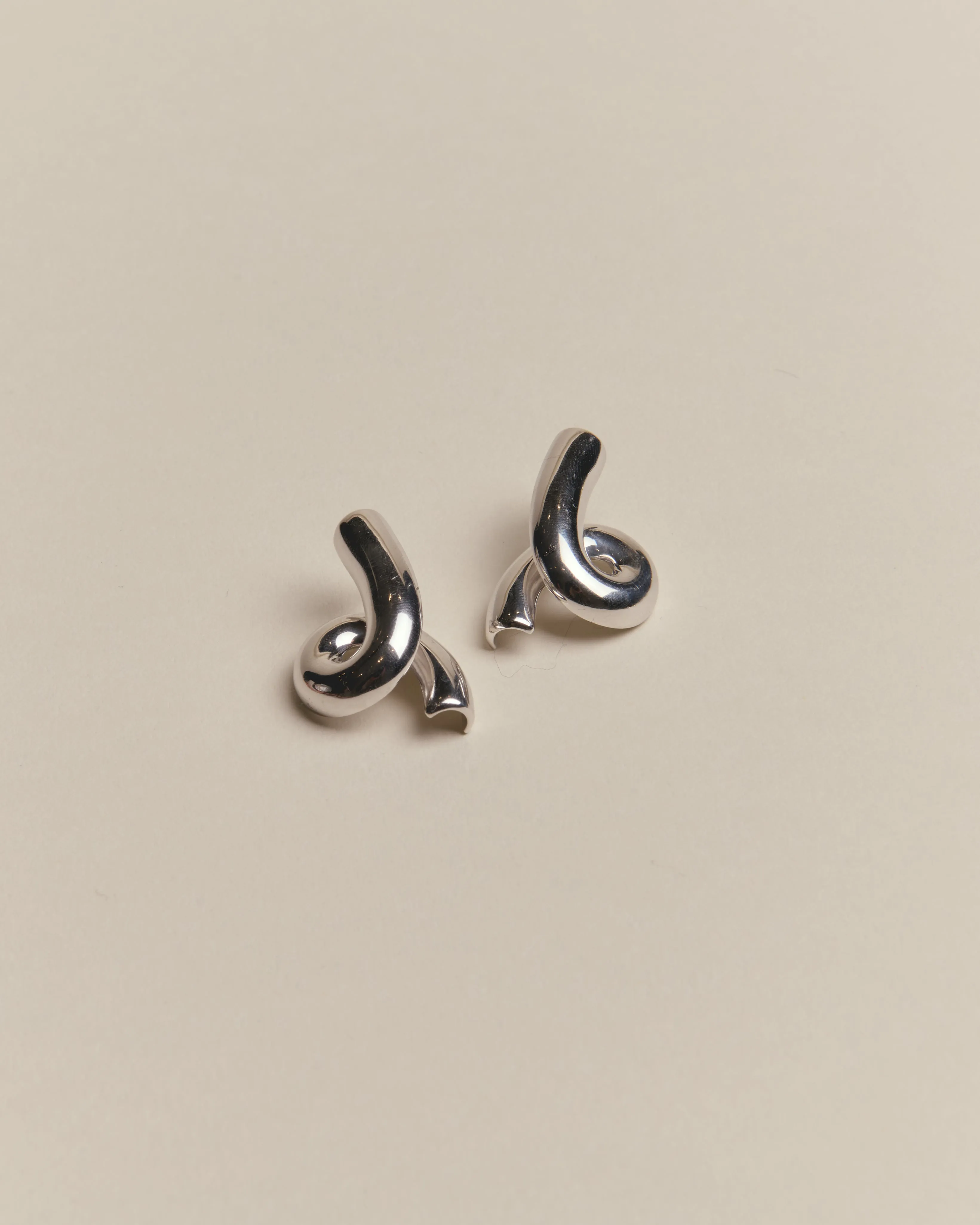 Aubrey Swirl Earrings 925 Recycled Sterling Silver