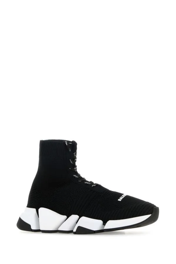 BALENCIAGA | Black tech knit Speed 2.0 Lace-Up sneakers