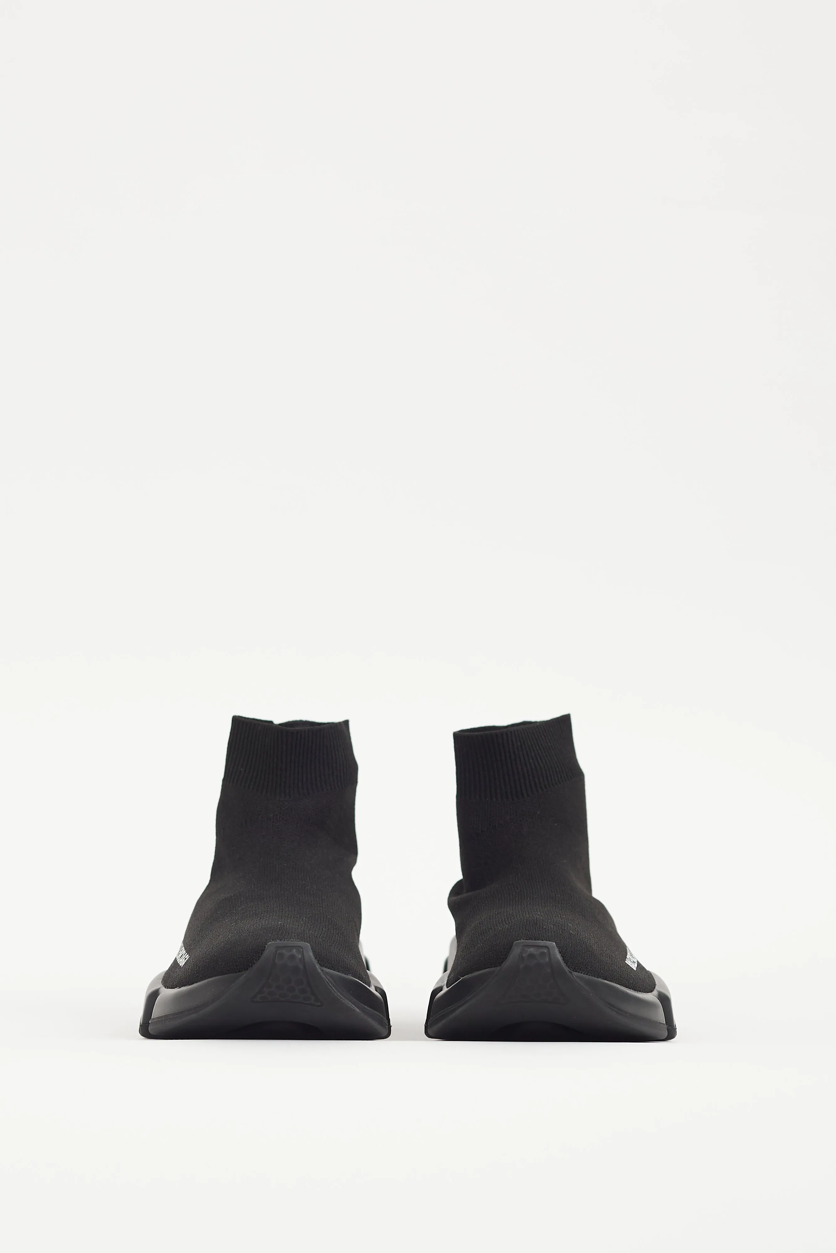 Black & White Speed Knit Sneaker