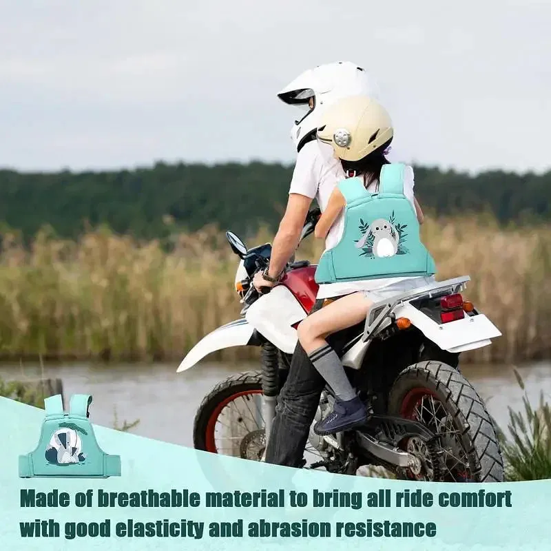 Color: Ivory, Ships From: CN - Kids Motorcycle Harness Cartoon