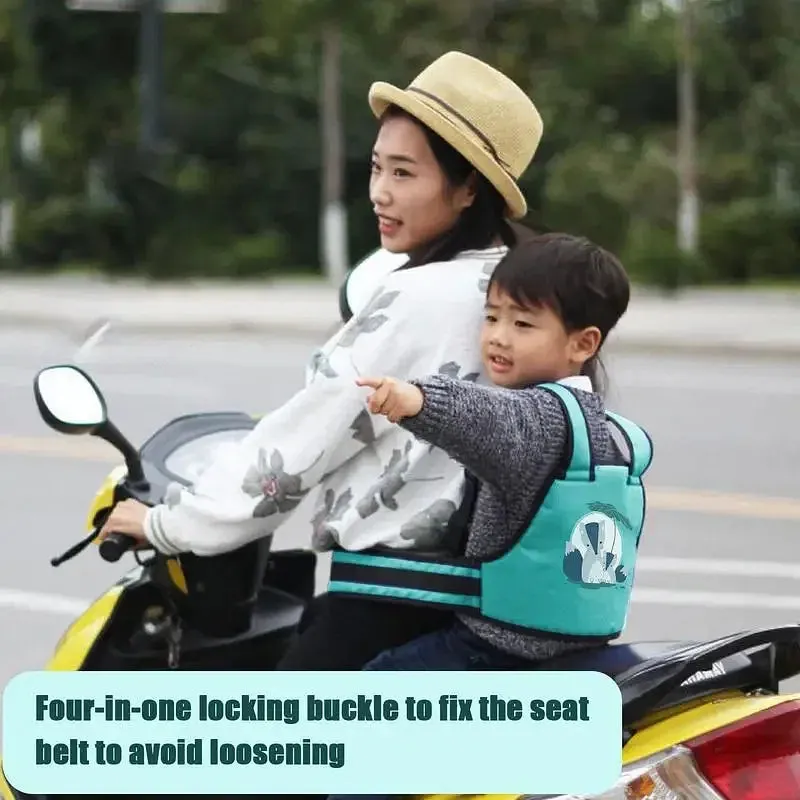 Color: Ivory, Ships From: CN - Kids Motorcycle Harness Cartoon