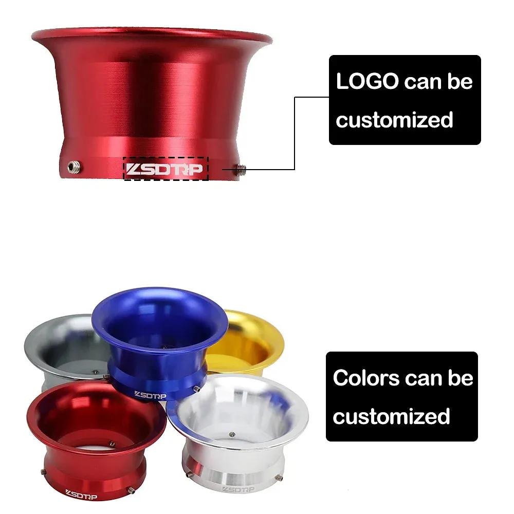 Color: Red - ZSDTRP 63mm Motorcycle Modified Carburetor Air