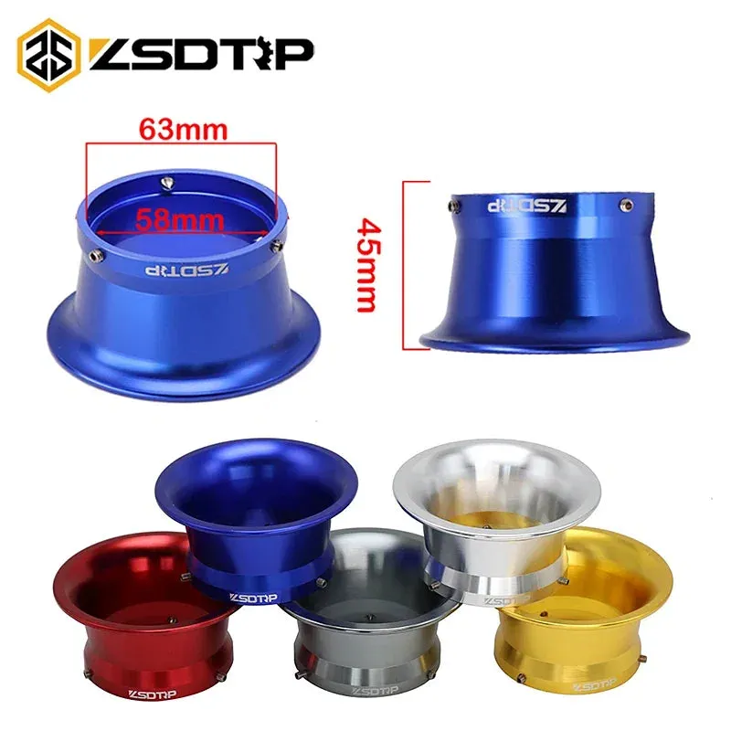 Color: Red - ZSDTRP 63mm Motorcycle Modified Carburetor Air