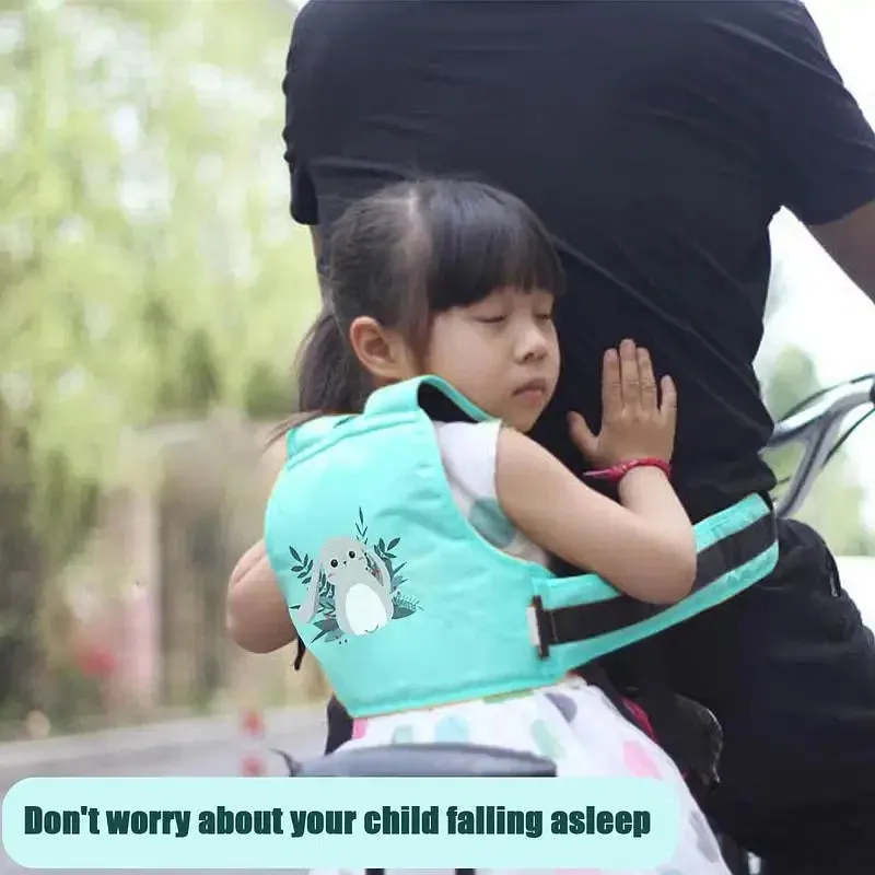 Color: WHITE, Ships From: CN - Kids Motorcycle Harness Cartoon