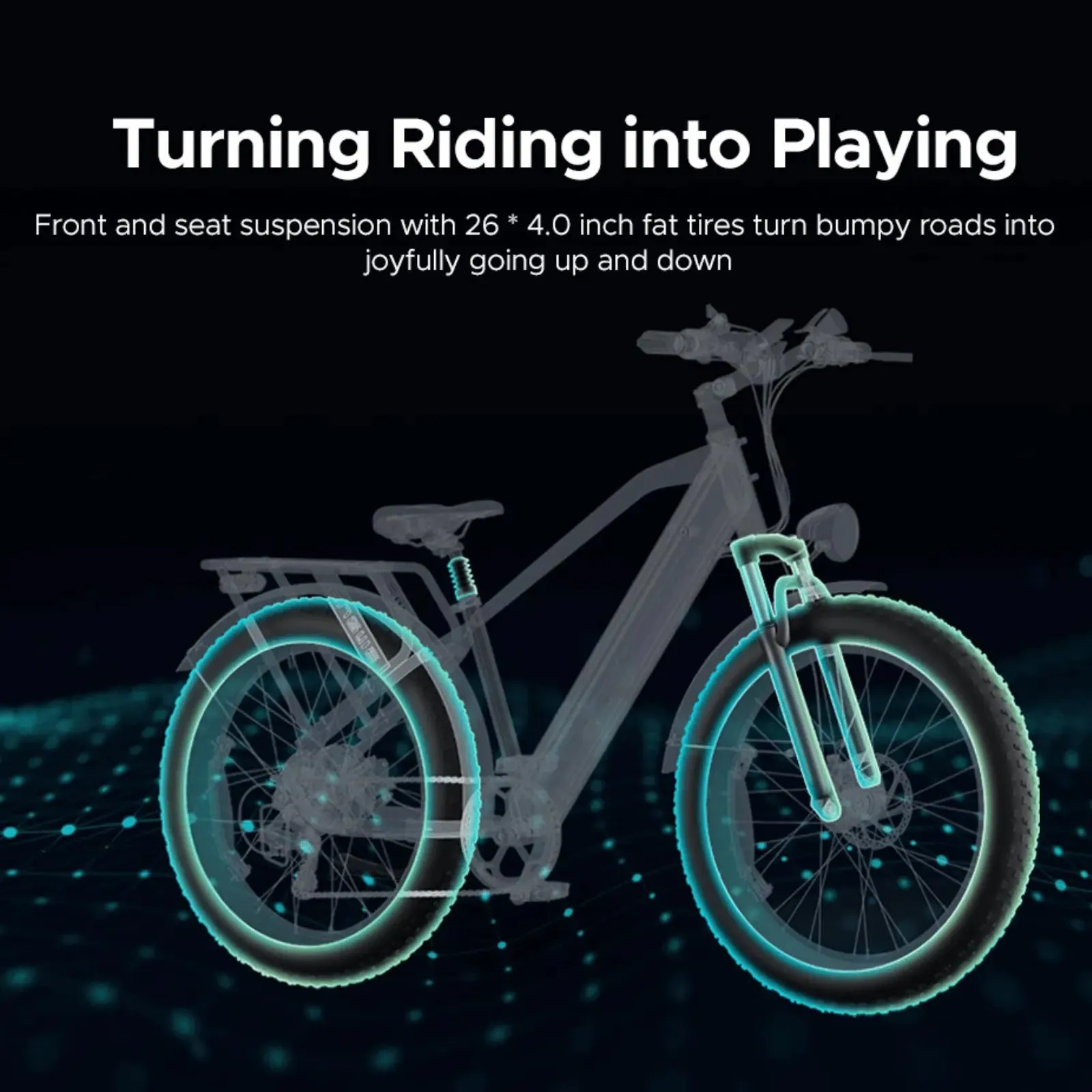Engwe E26 All Terrain Fat Tyre Electric Bike 250W