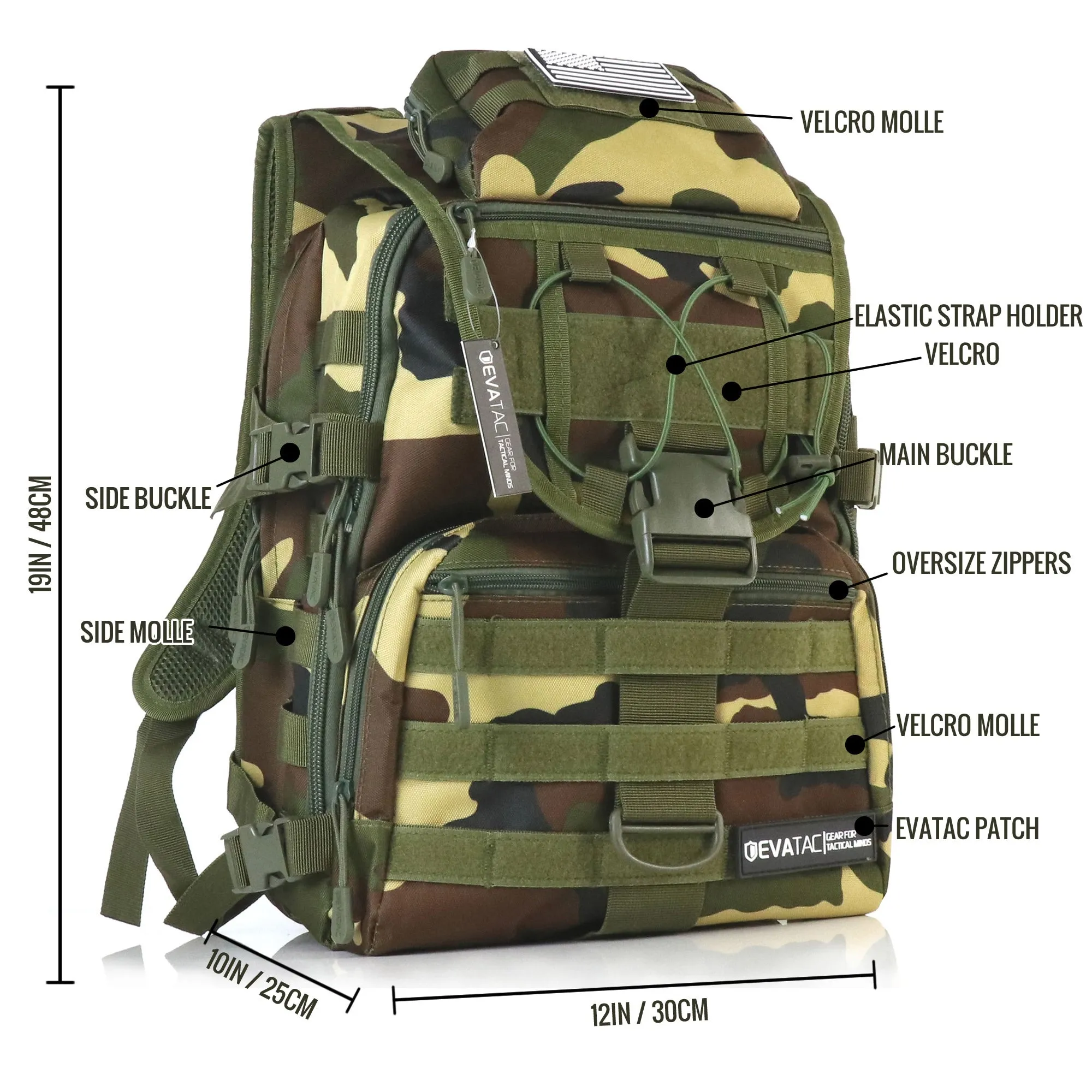 EVATAC Combat Bag (Jungle Camo)
