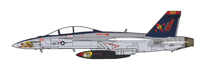 F/A-18F Super Hornet 'VFA-11 Red Rippers Cag 2013' 1/72