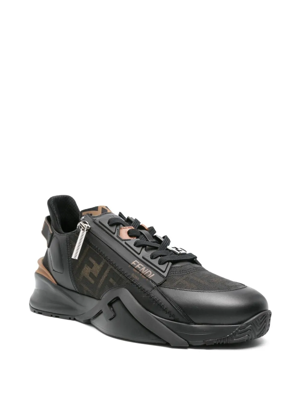 FF monogram jacquard sneakers