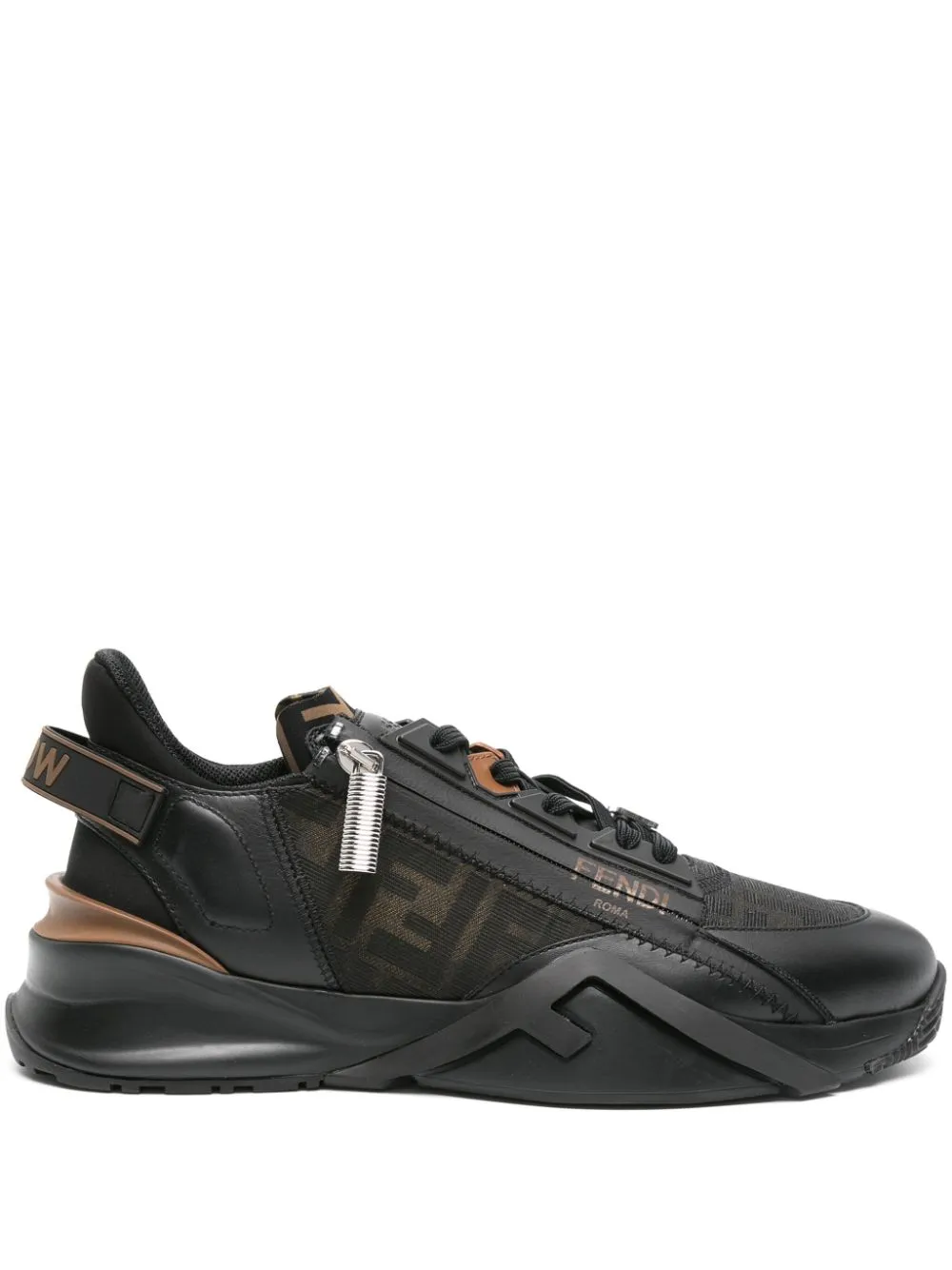 FF monogram jacquard sneakers