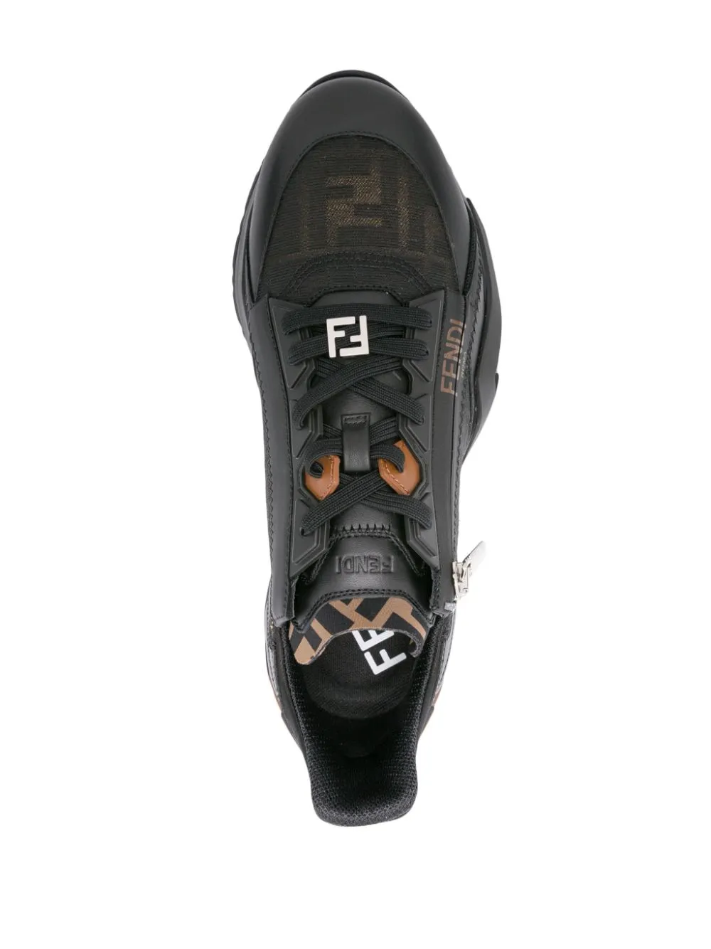 FF monogram jacquard sneakers