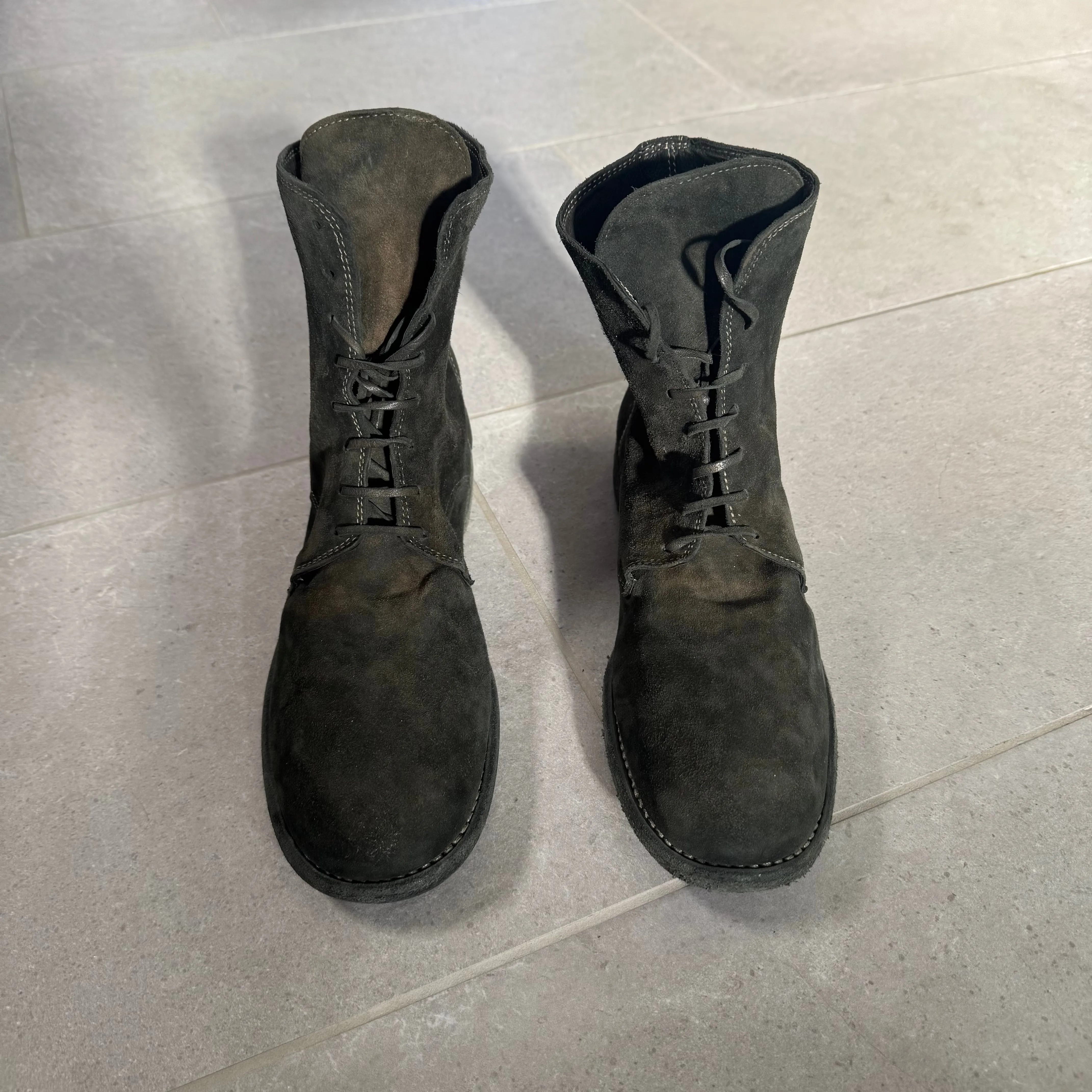Guidi 995MS Reversed Baby Buffalo Leather Combat Boots
