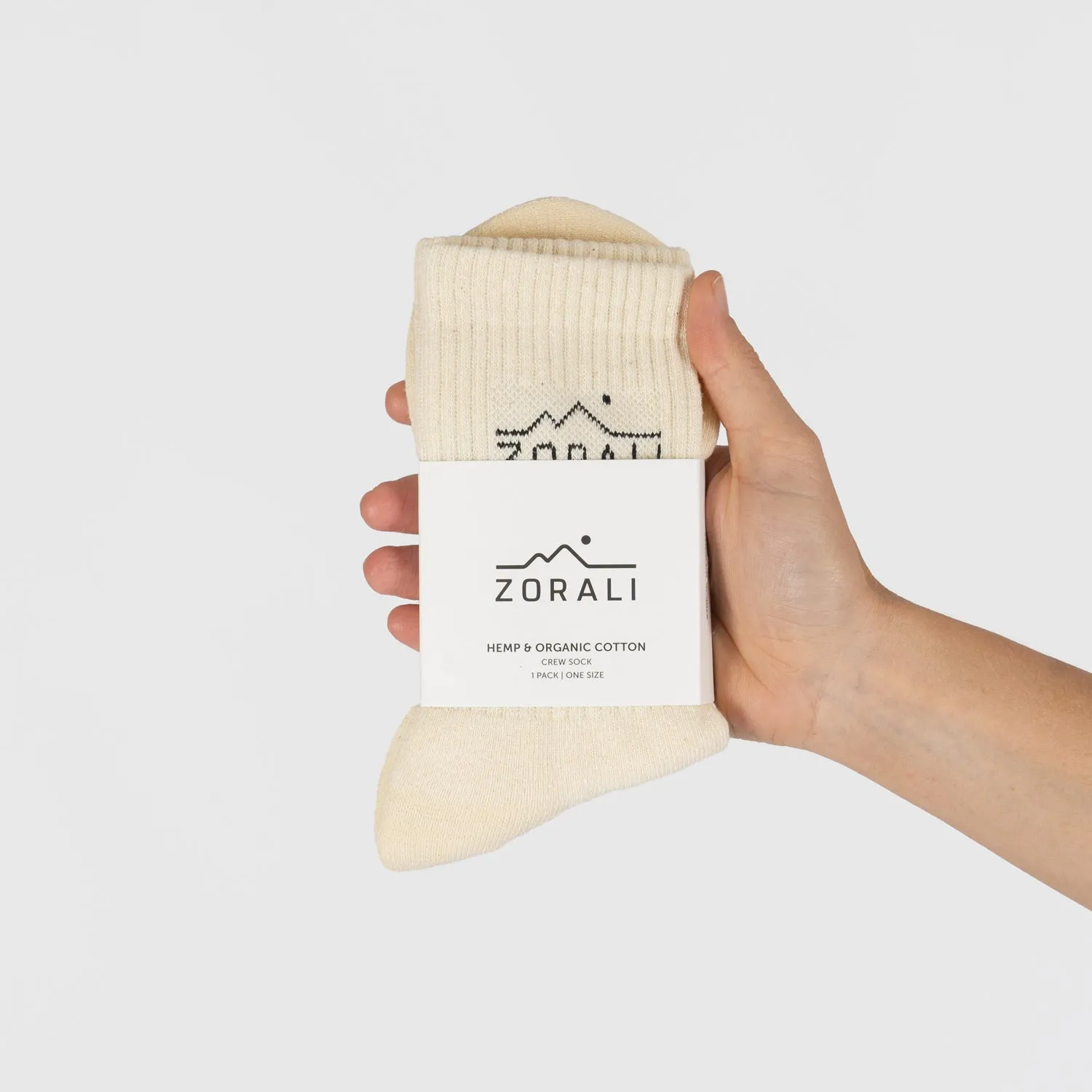 Hemp Everyday Socks 1 Pack White