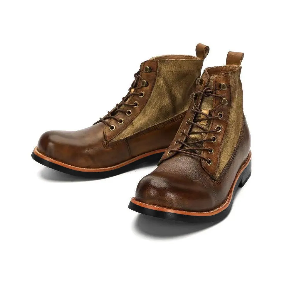 Japanese Retro Paratrooper Motorcycle Boots