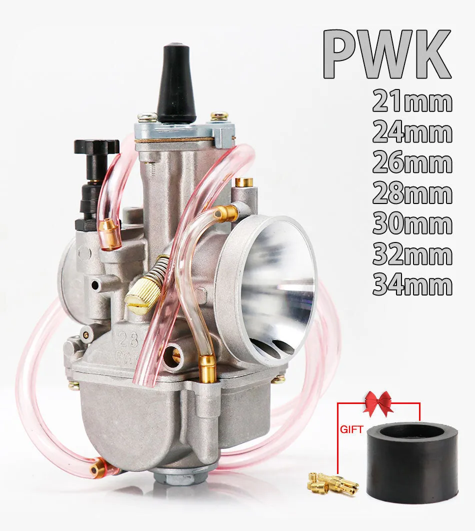 Motorcycle Carburetor PWK 21 24 26 28 30 32 34mm Carb For ATV
