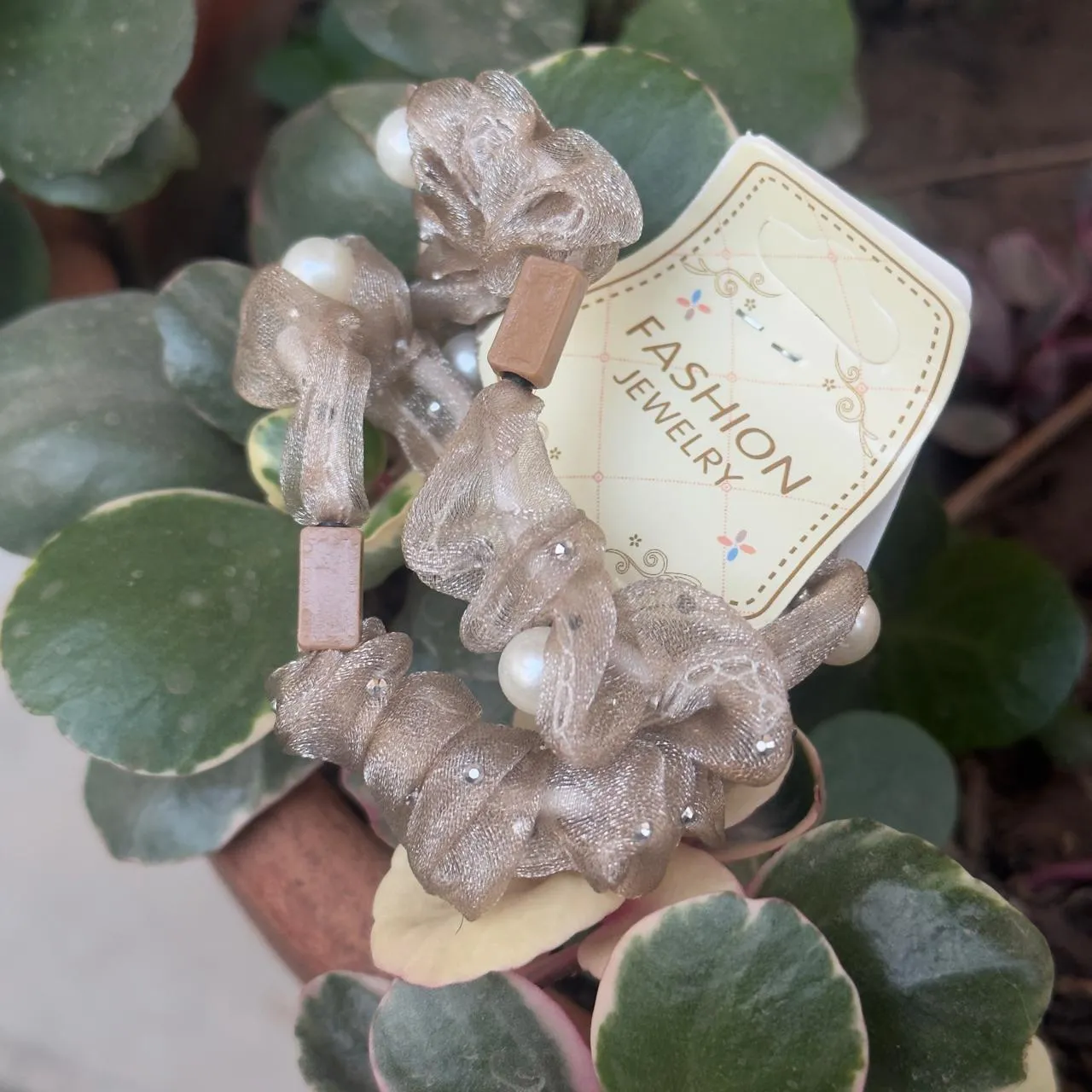 Pair of Pearl Scrunchies