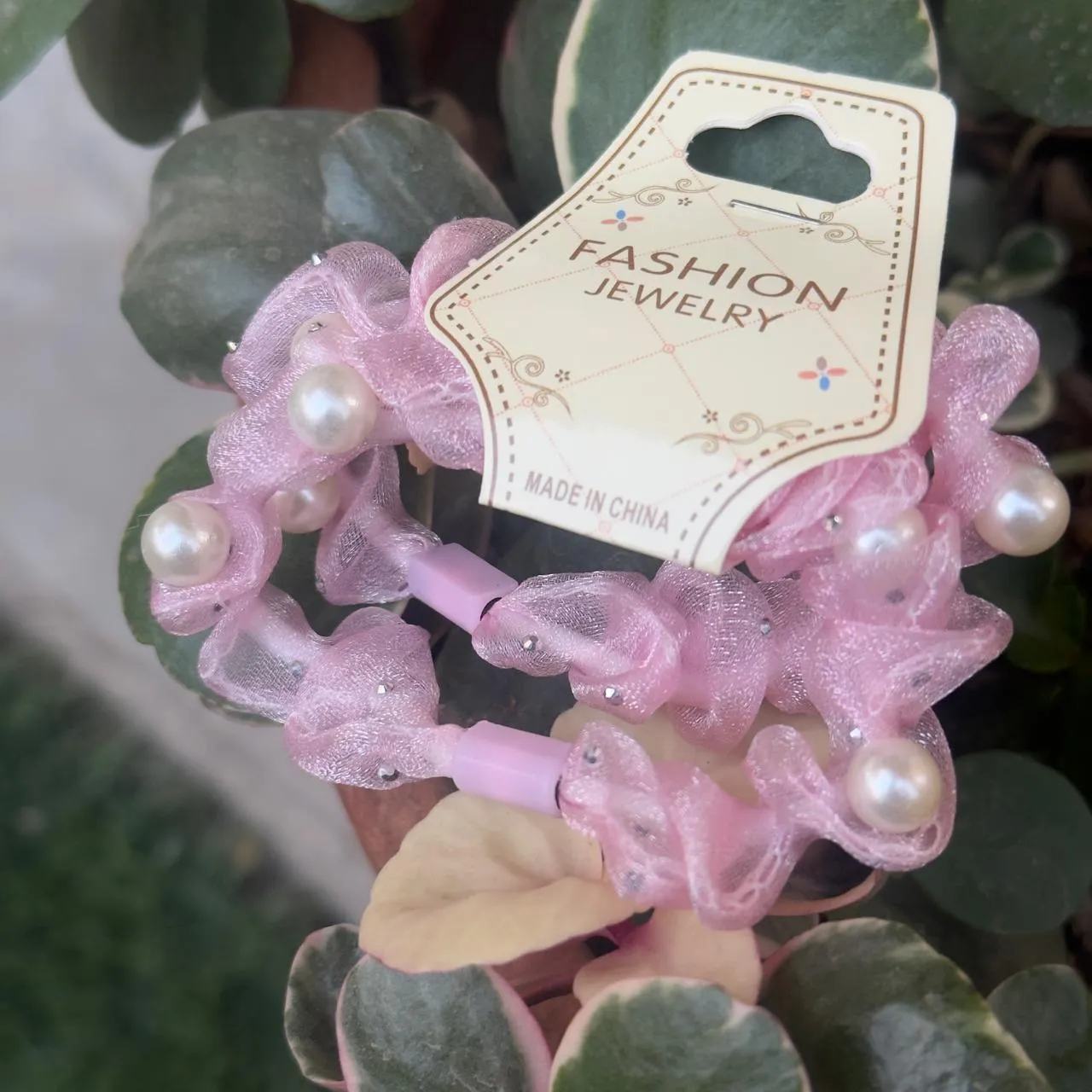 Pair of Pearl Scrunchies