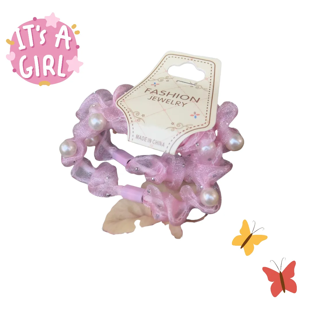 Pair of Pearl Scrunchies