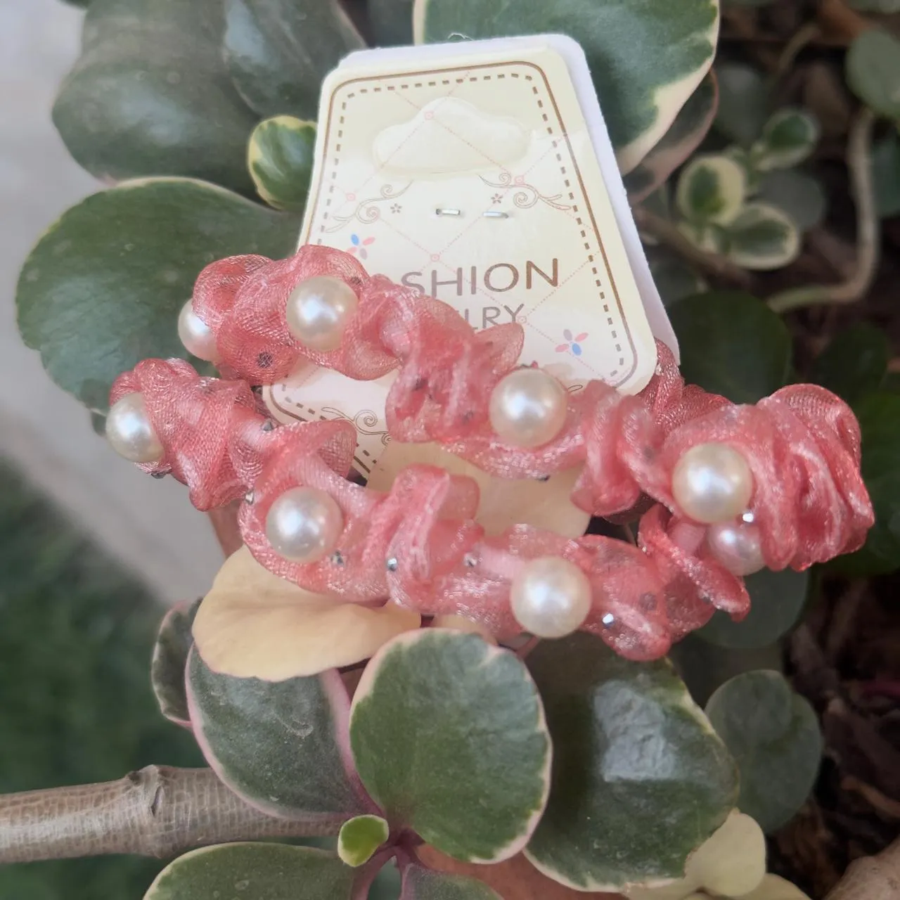 Pair of Pearl Scrunchies
