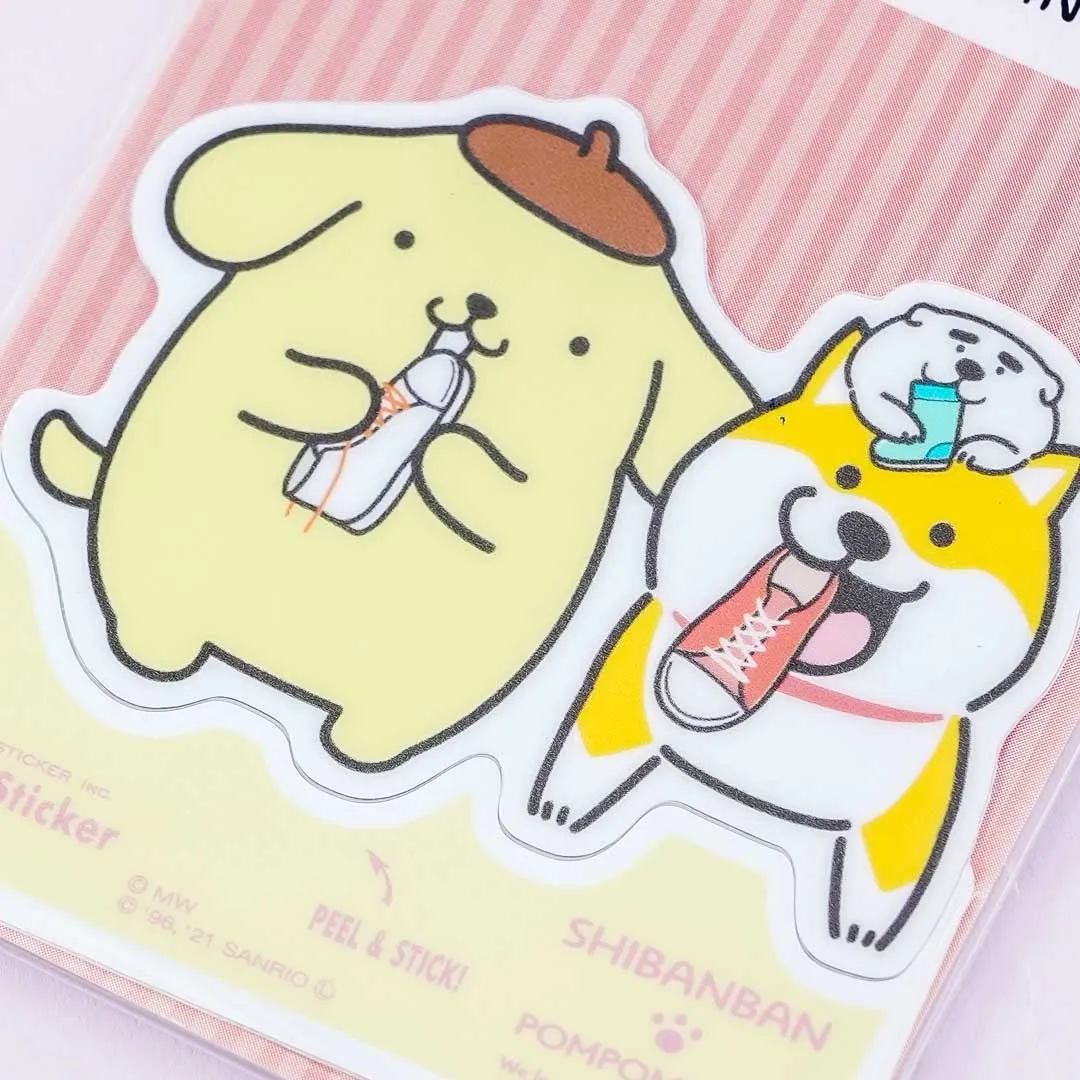 Pompompurin x Shibanban Sneaker Sticker