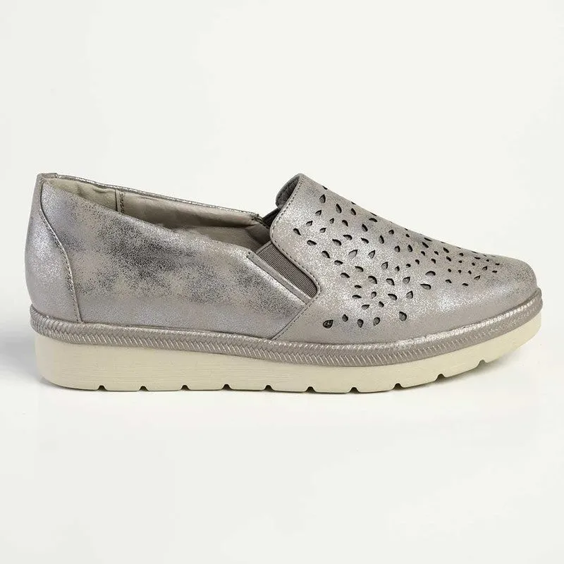 Soft Style By Hush Puppies - Soft Julisa Sneaker - Pewter
