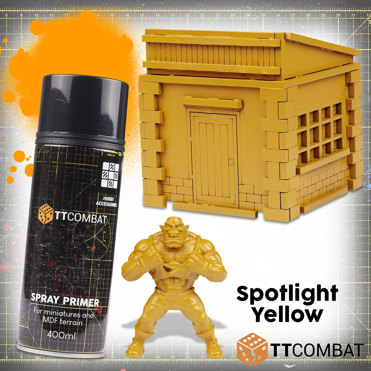 Spotlight Yellow - TT Combat Spray Primer -011