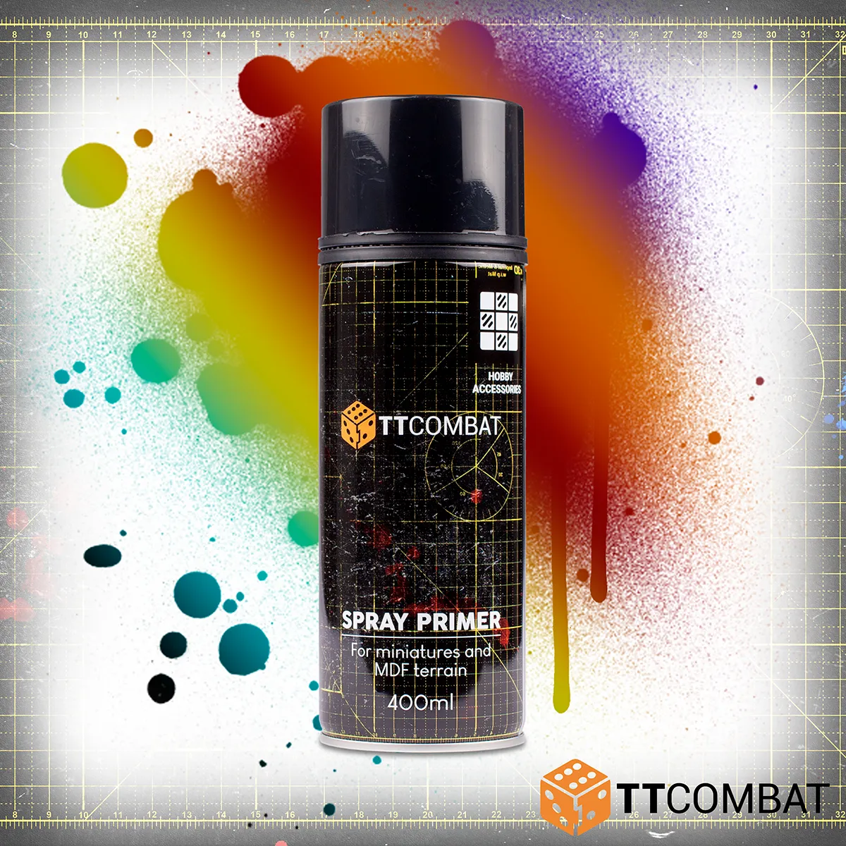 Spotlight Yellow - TT Combat Spray Primer -011