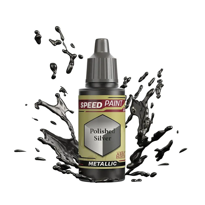 The Army Painter Polished Silver Speedpaint 2.0 18ml