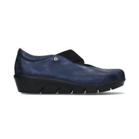 WOLKY CURSA AMALIA NUBUCK NAVY - WOMENS