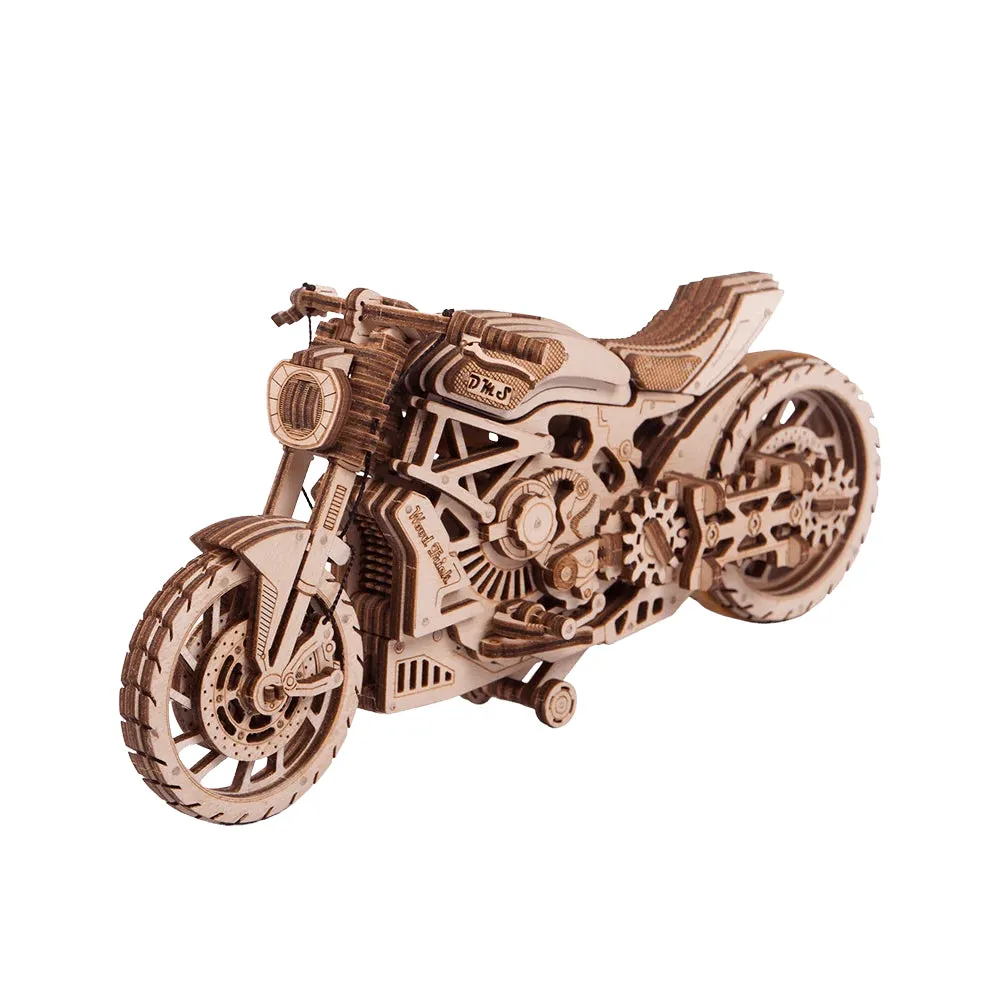 Wood Trick Motorcycle DMS MDF Model Kit